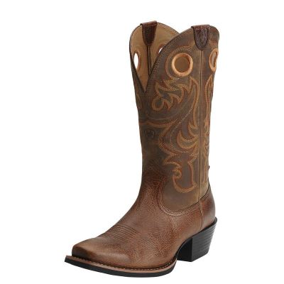 Ariat Sport Square Toe Kahverengi Western Csizma Erkek (28476-448)